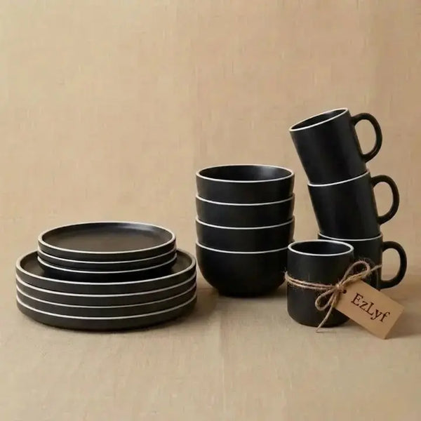 16-Piece Ceramic Breakfast Set