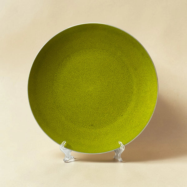 John Rocha Pico Green Dinner Plate