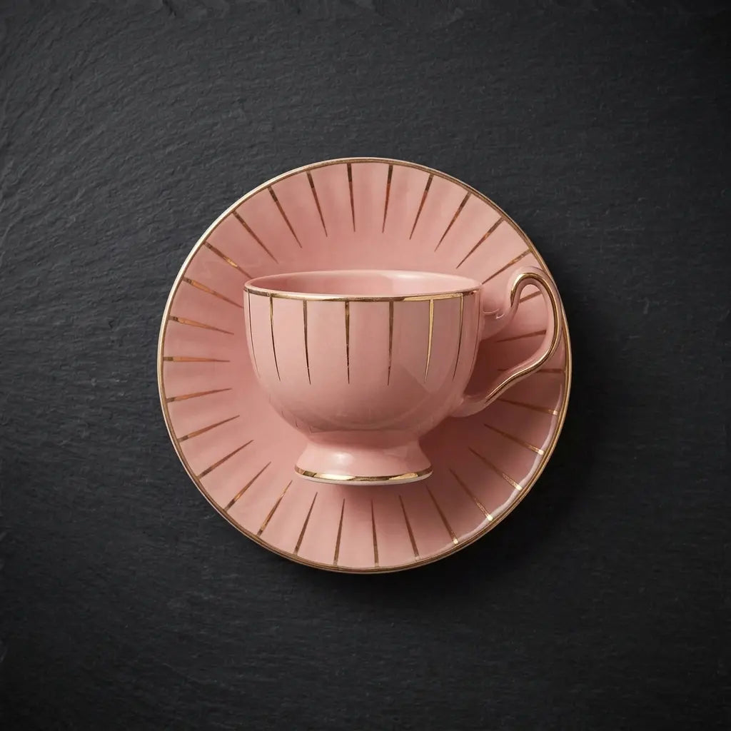 12-Piece Tea Cup & Saucer Set – Luxe Gift Edition