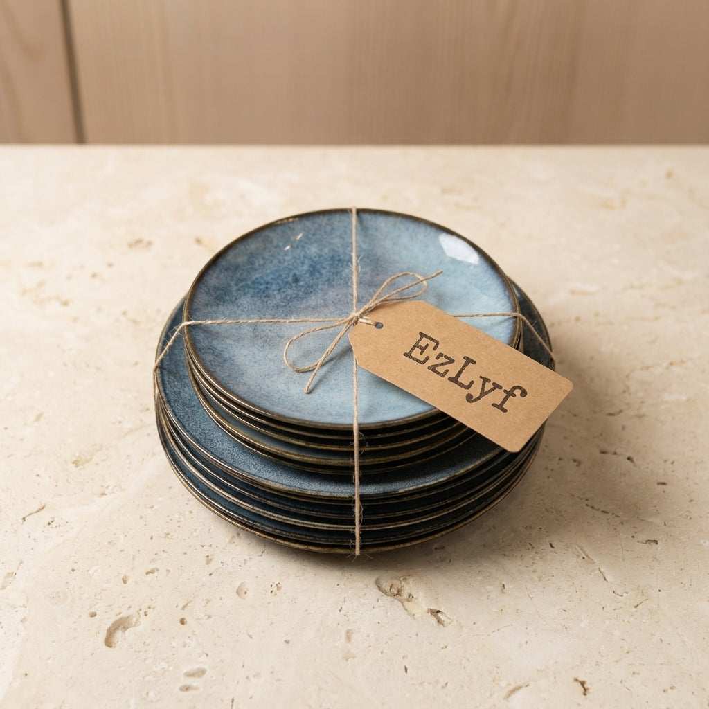 12 Piece Ceramic Dinnerware Set + 6 Complimentary Mugs (Limited Edition)