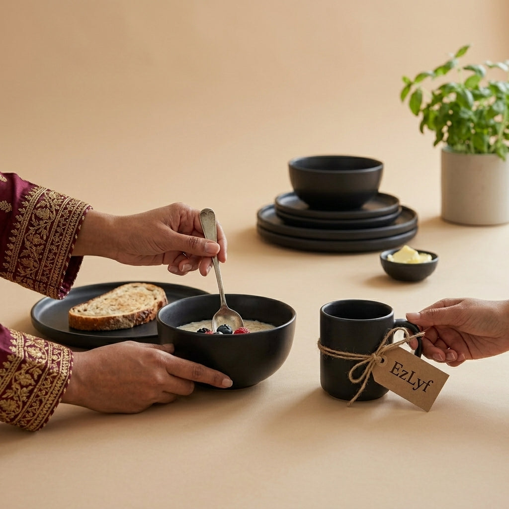 16-Piece Ceramic Breakfast Set
