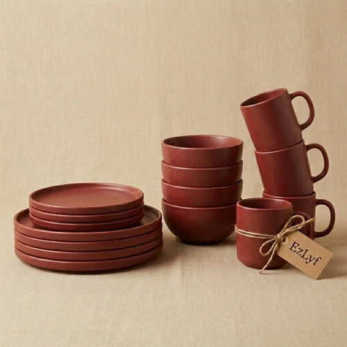16-Piece Ceramic Breakfast Set