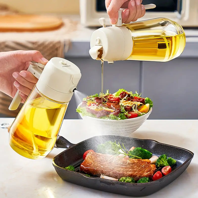 PourMist Pro – 2-in-1 Oil Spray Bottle EzLyf