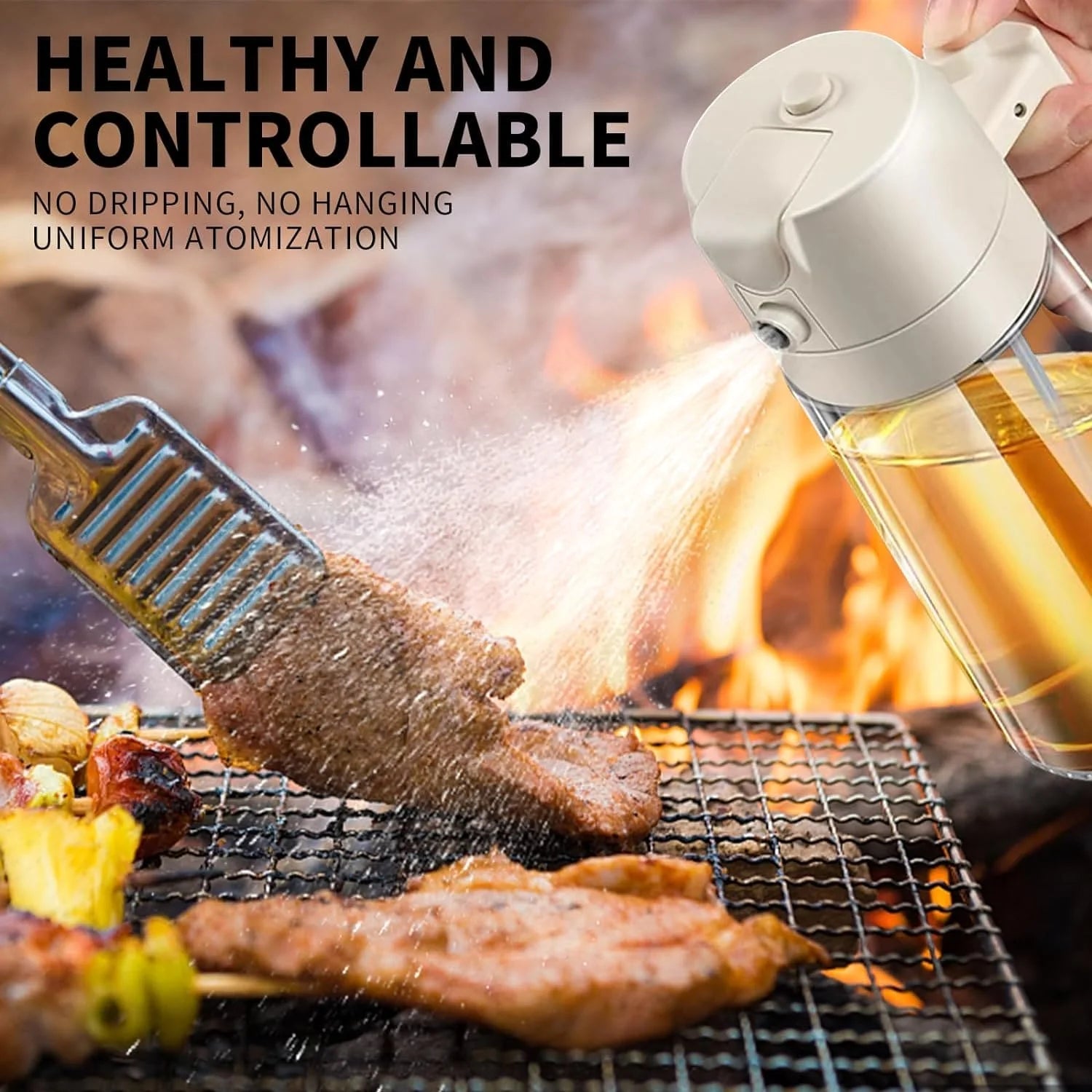 PourMist Pro – 2-in-1 Oil Spray Bottle EzLyf