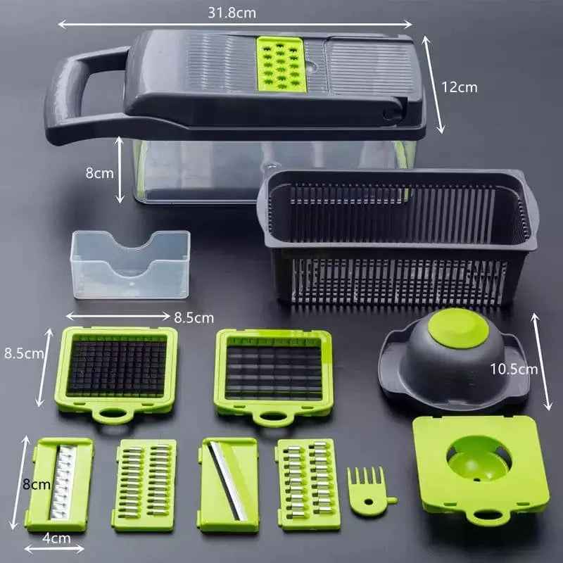 PrepMaster 8-in-1 – Multi-Function Vegetable Slicer
