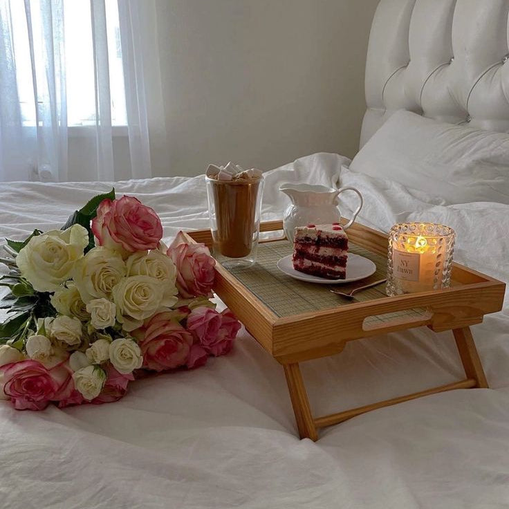 LapEase – Bamboo Bed Tray Table with Folding Legs EzLyf