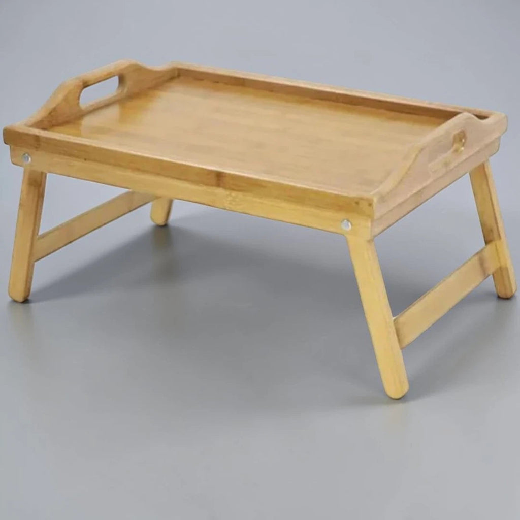 LapEase – Bamboo Bed Tray Table with Folding Legs EzLyf