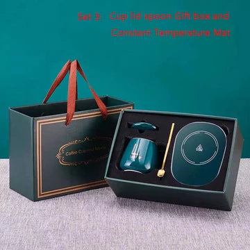 WarmSip – Ceramic Coffee Cup with Heating Pad EzLyf