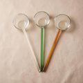 Glass Tarka & Pouring Spoon