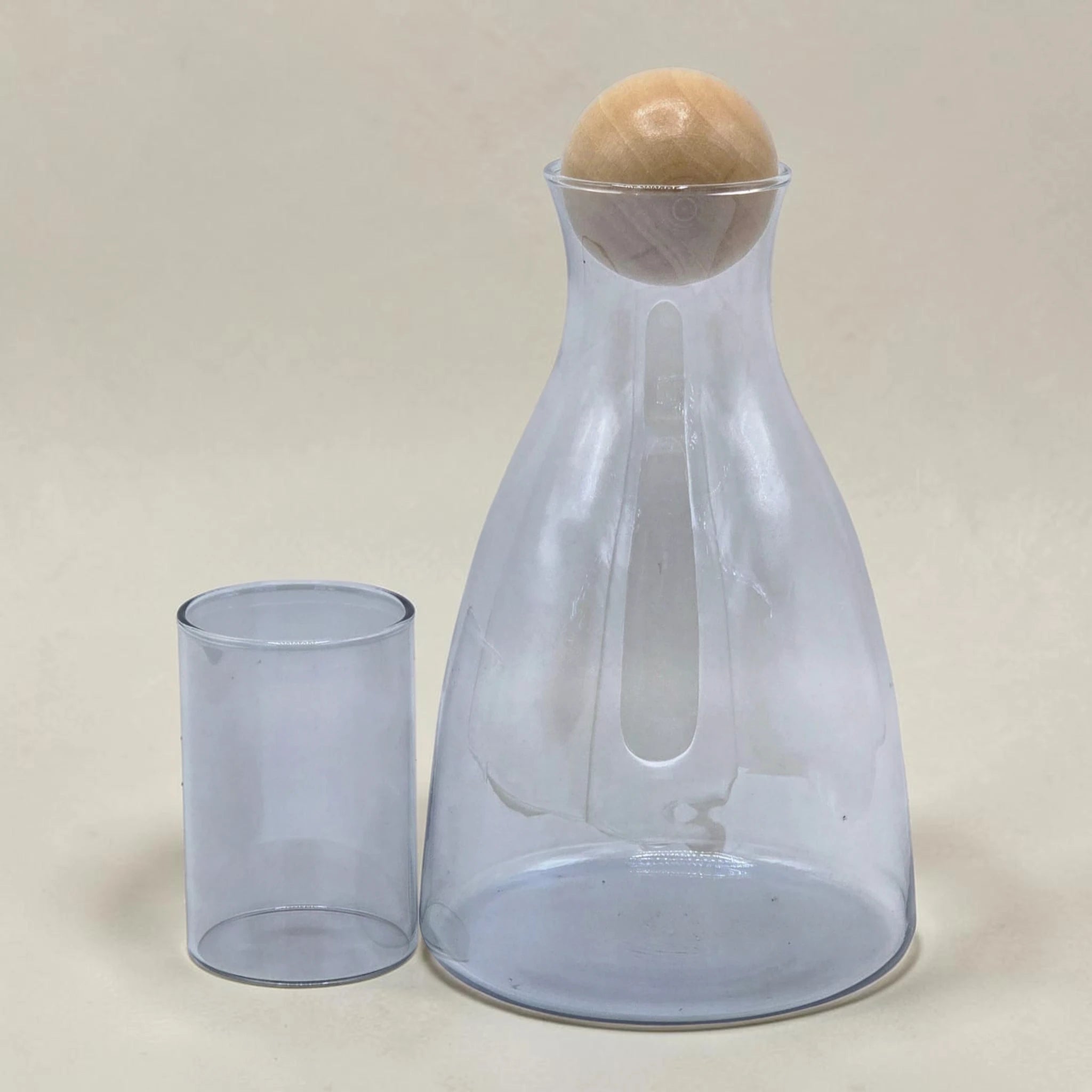 Glass Carafe & Tumbler 7 Pc Set – Minimal Bedside Edition