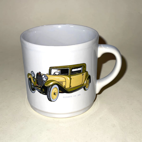 Vintage Bugatti Collector’s Ceramic Mug — Rare Find