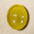 Citrus Yellow Minimalist Oval Ceramic Dish — Rare Find