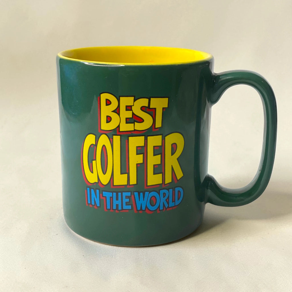 3D “Best Golfer” Sculpted Ceramic Mug (Collector’s Edition)