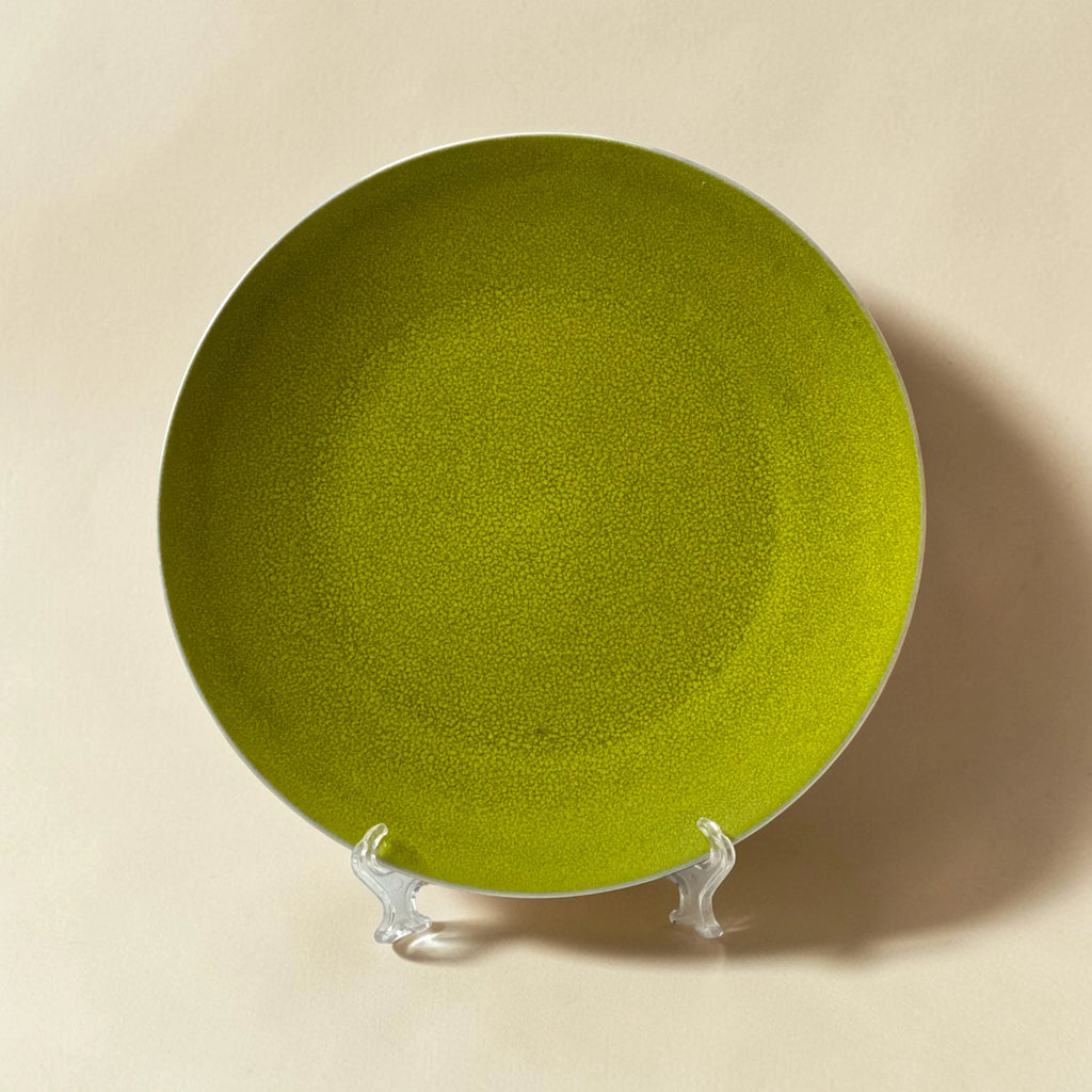 John Rocha Pico Green Dinner Plate