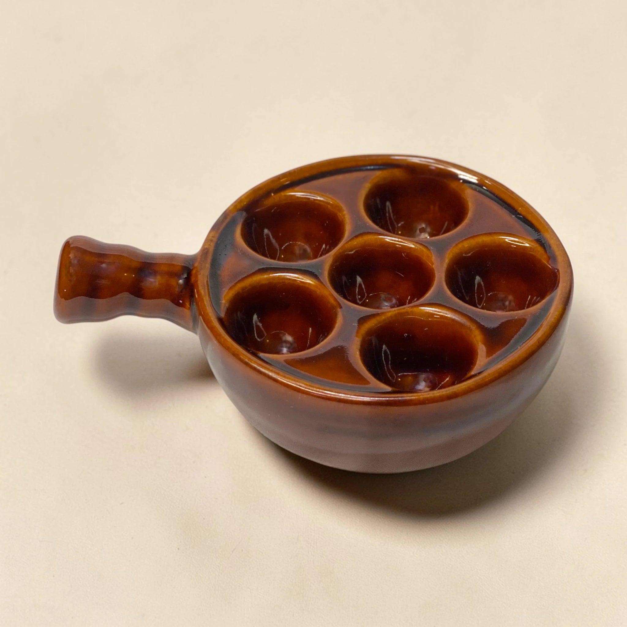 French Escargot Ceramic Serving Dish