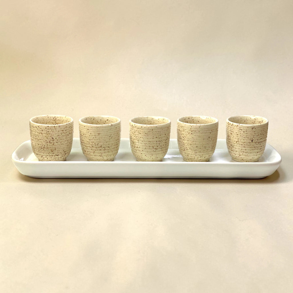 Wabi-Sabi Ceramic Mug & Platter Collection