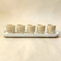 Wabi-Sabi Ceramic Mug & Platter Collection