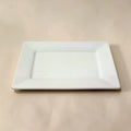 Pure White Beveled Rectangular Platter