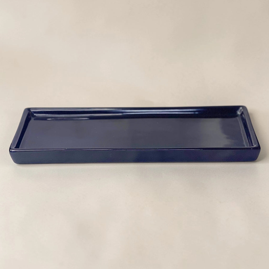 Obsidian Gloss Rectangular Platter – Minimal Luxe Edition