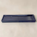 Obsidian Gloss Rectangular Platter – Minimal Luxe Edition