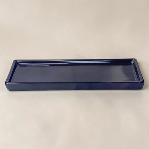 Obsidian Gloss Rectangular Platter – Minimal Luxe Edition
