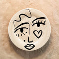 Ivory Muse Aesthetic Dessert Plate - Rare Find