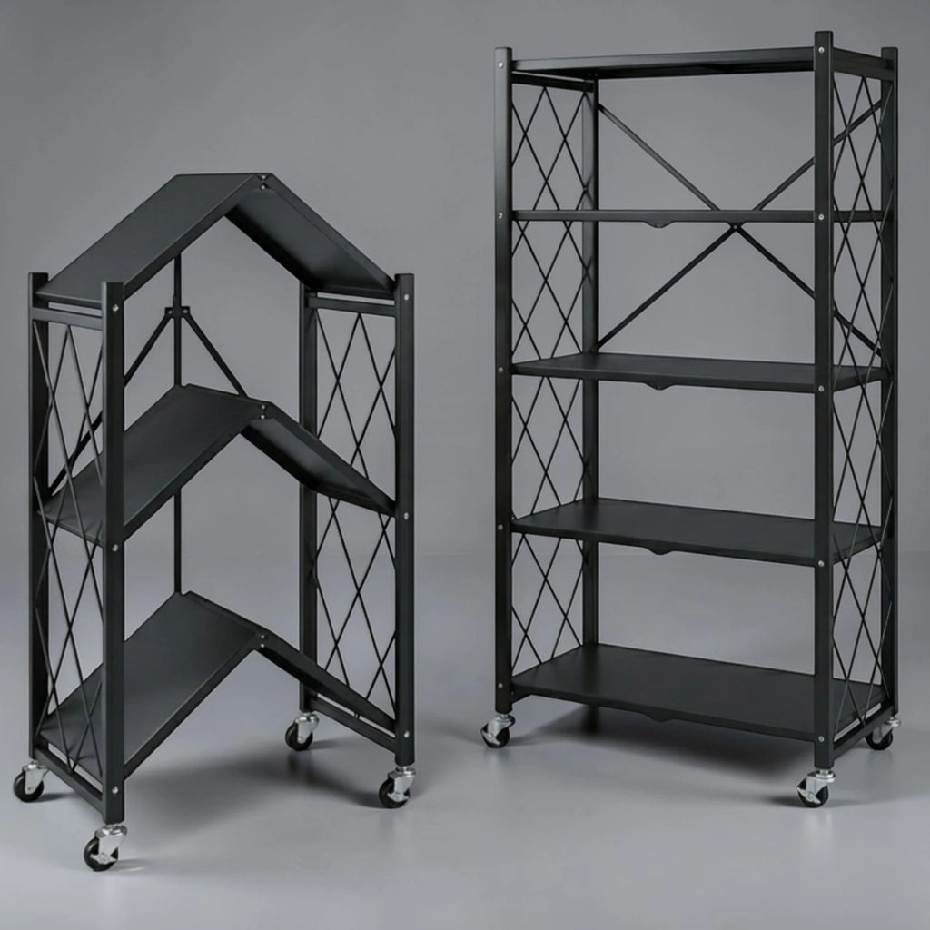 TrolleyPro Multi-Layer Kitchen Trolley – 4 Tier & 5 Tier Organizer - EzLyf