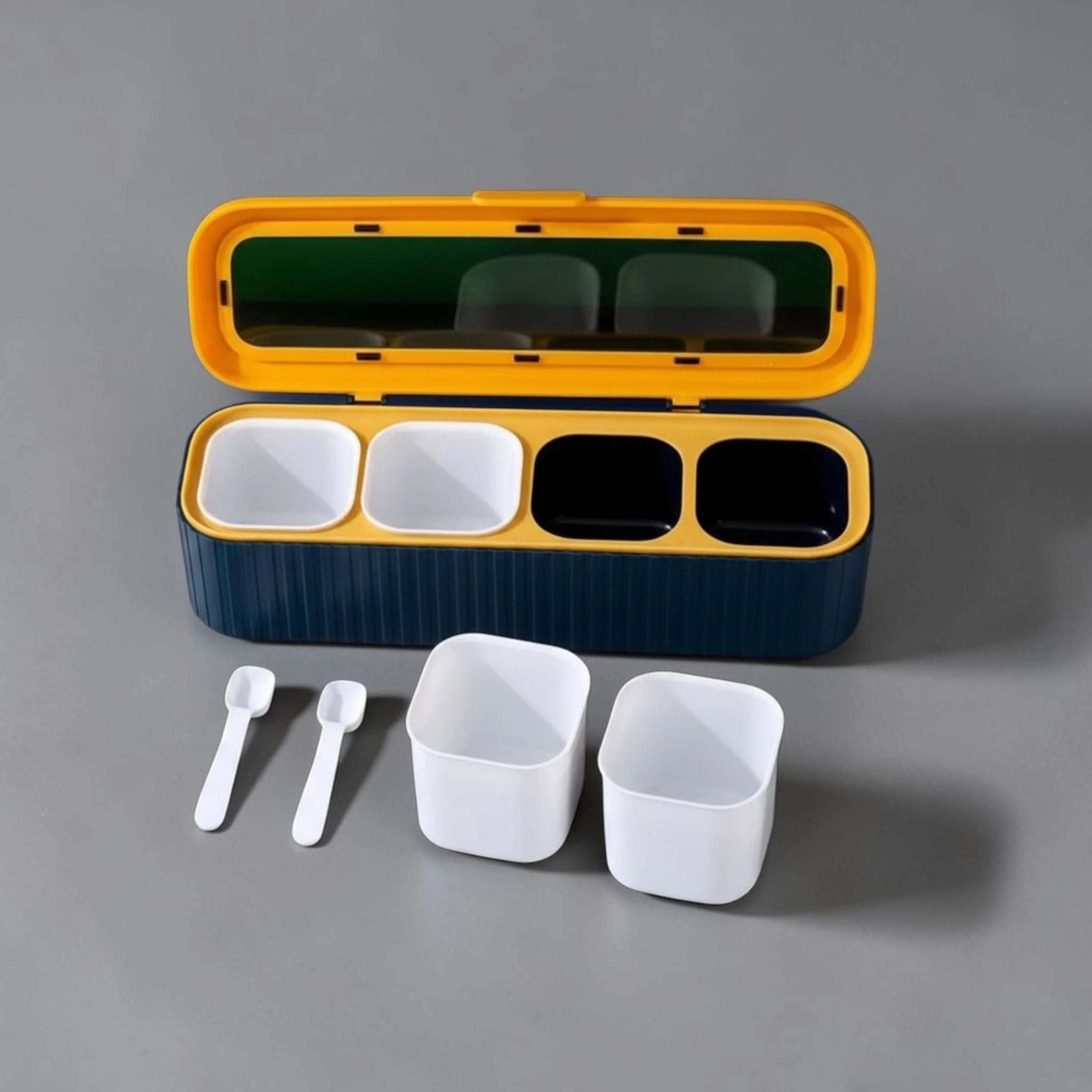 SpiceVault – Luxury 4-Grid Spice Dispenser EzLyf