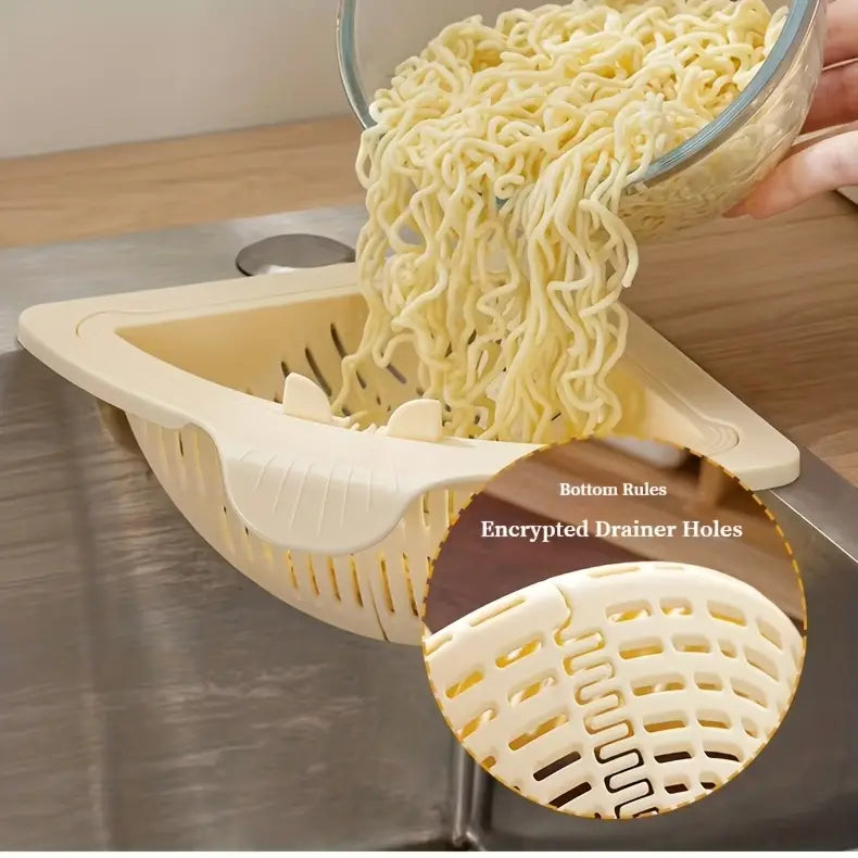 Magnetic Corner Sink Drain Basket
