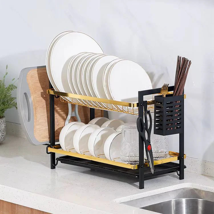 StackEase – Multi-Layer Kitchen Dish Drainer Rack EzLyf