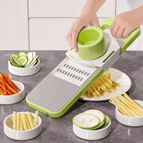QuickSlice 5-in-1 Manual Vegetable & Fruit Slicer - EzLyf