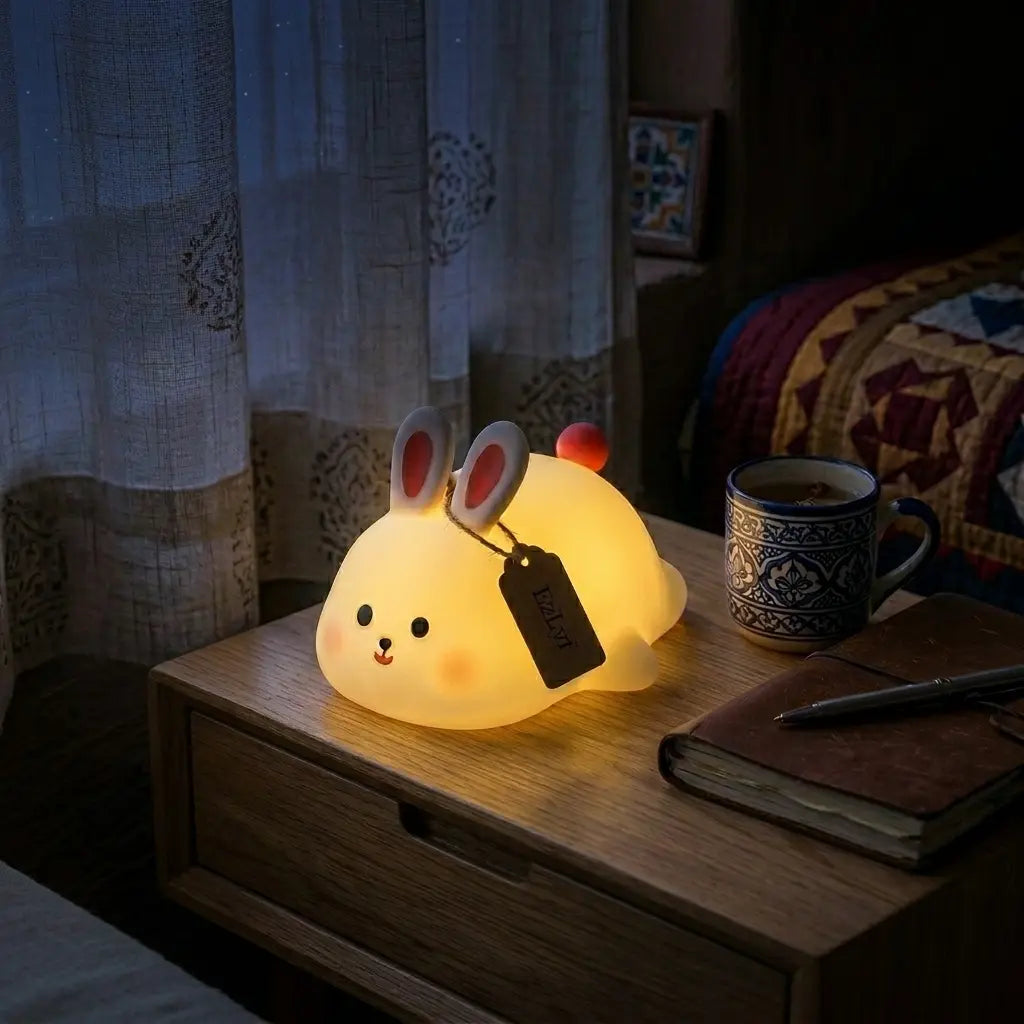 Rechargeable Silicone Animal Night Light with Tap Control