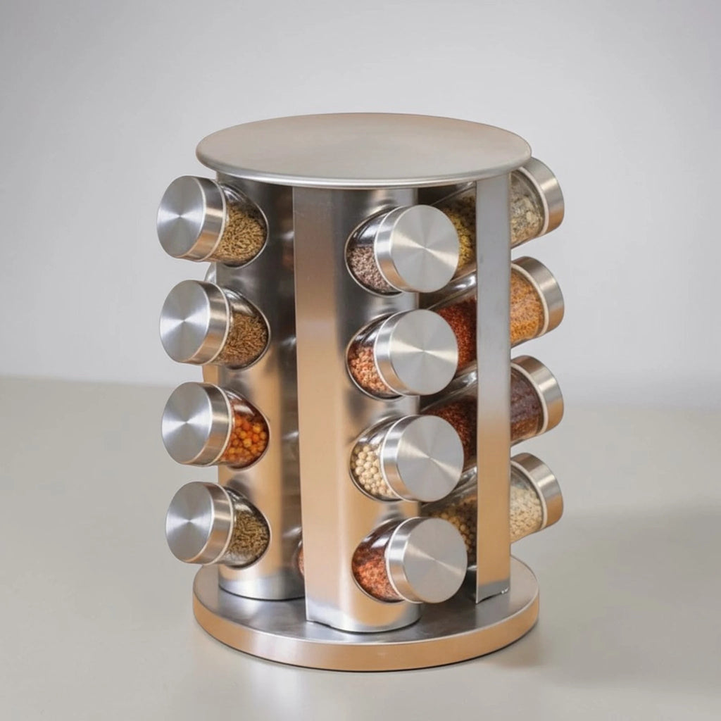 SpinSpice – Rotating Spice Jar Rack Set EzLyf