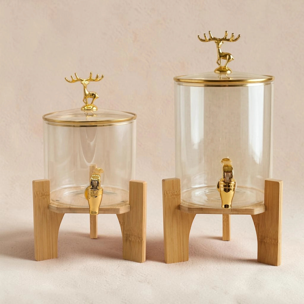 Royal Stag Glass Beverage Dispenser