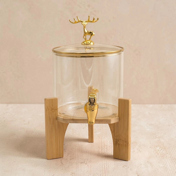 Royal Stag Glass Beverage Dispenser