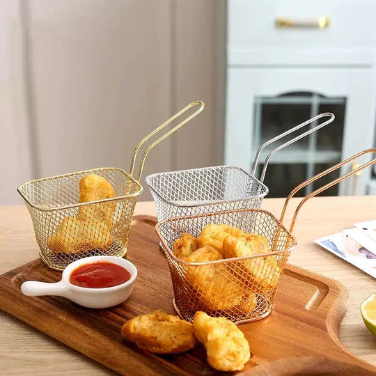 ServeCrisp – Stainless Steel Fries Serving Basket EzLyf