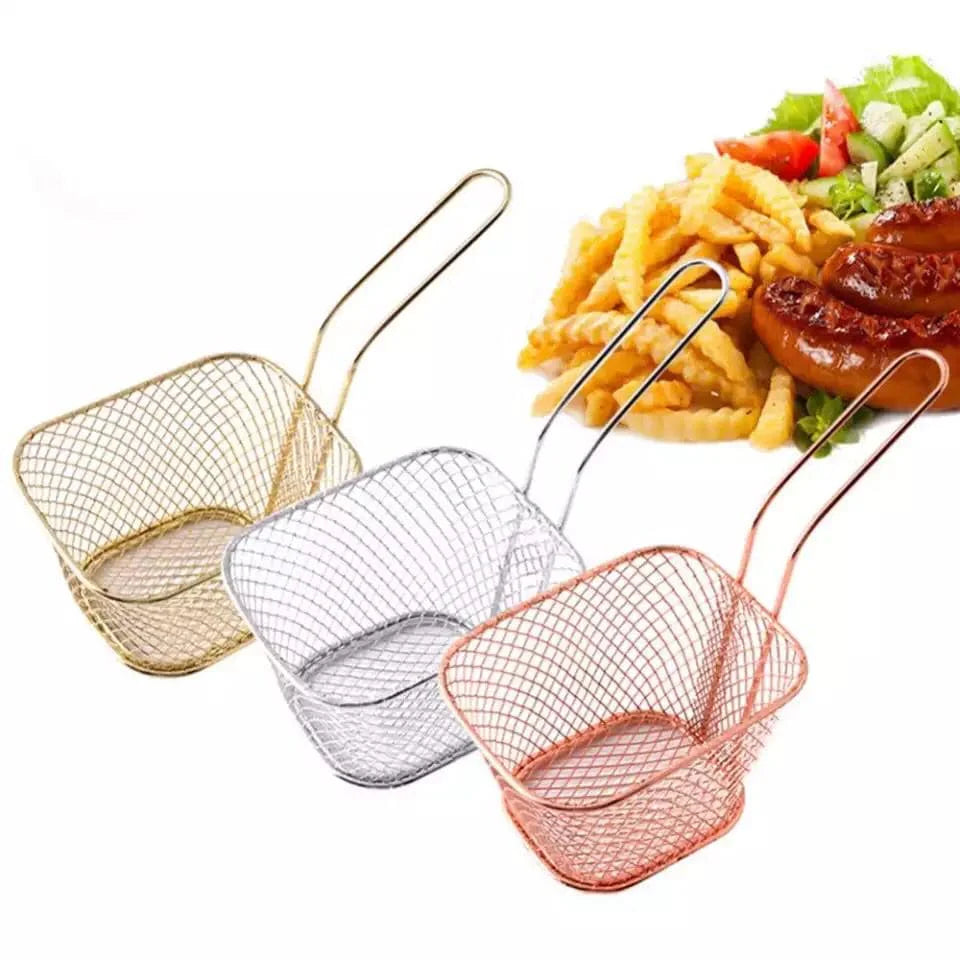 ServeCrisp – Stainless Steel Fries Serving Basket EzLyf