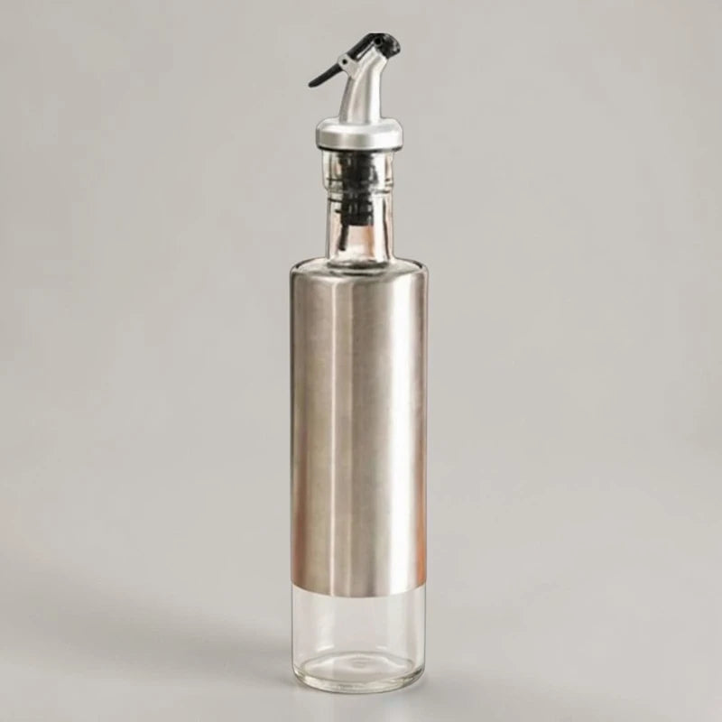OilEase – Stainless Steel No-Drip Oil & Sauce Bottle EzLyf