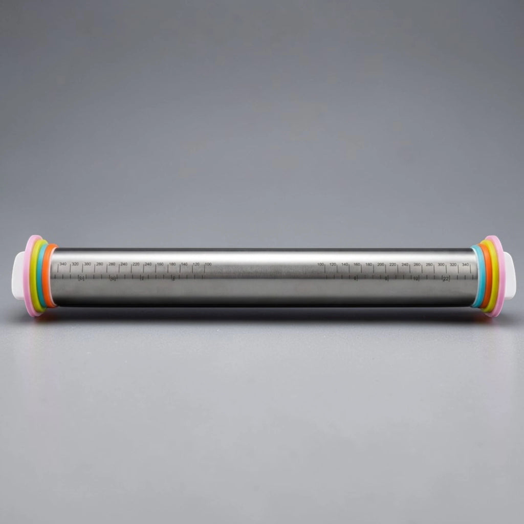 DoughPro Stainless Steel Adjustable Rolling Pin