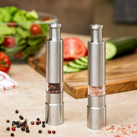 GrindCore – Stainless Steel Salt & Pepper Grinder EzLyf