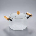 ClearCook – Transparent Heat-Resistant Glass Cooking Pot EzLyf