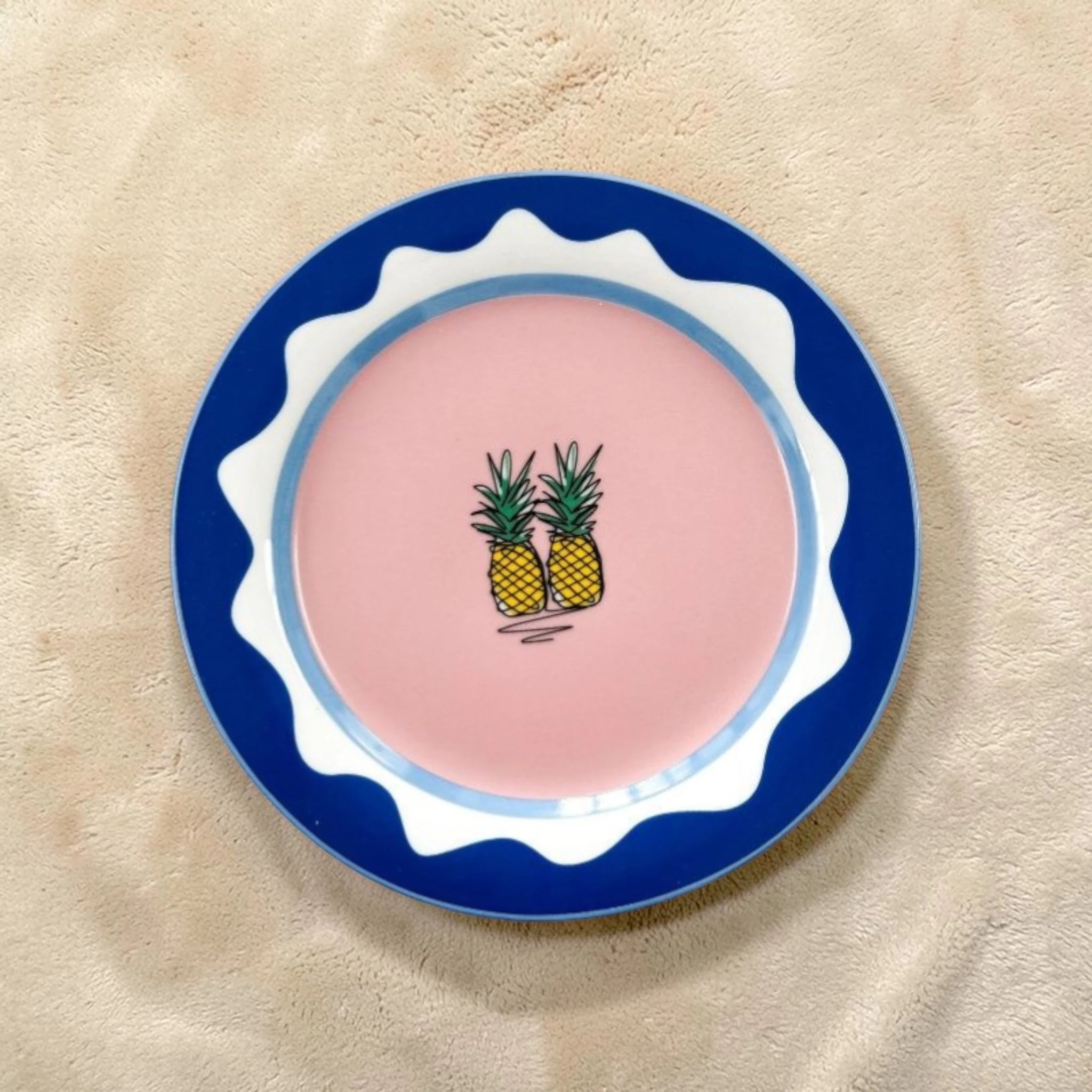Tropical Pop Aesthetic Plate – Playful Collection