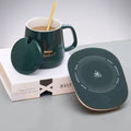 WarmSip – Ceramic Coffee Cup with Heating Pad EzLyf