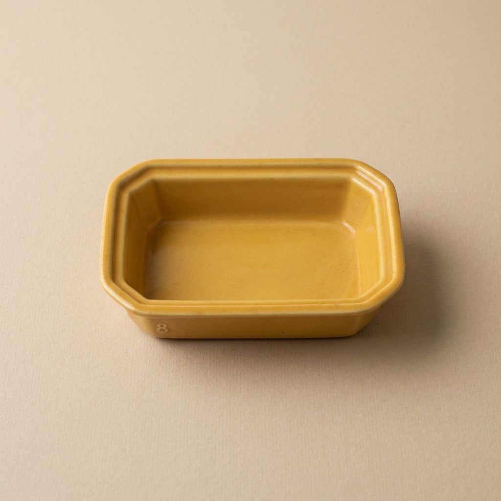 Ochre Geometric Mini Ramekin
