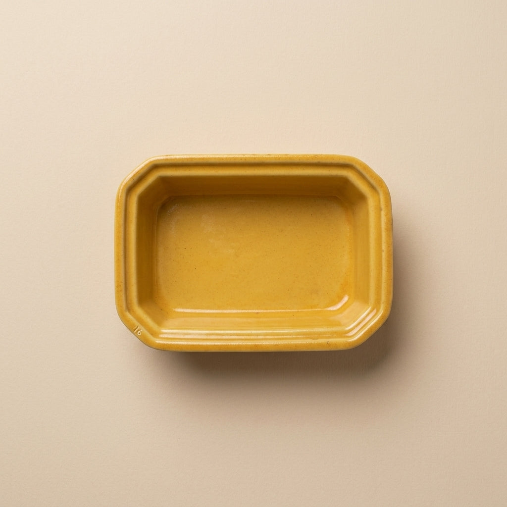 Ochre Geometric Mini Ramekin