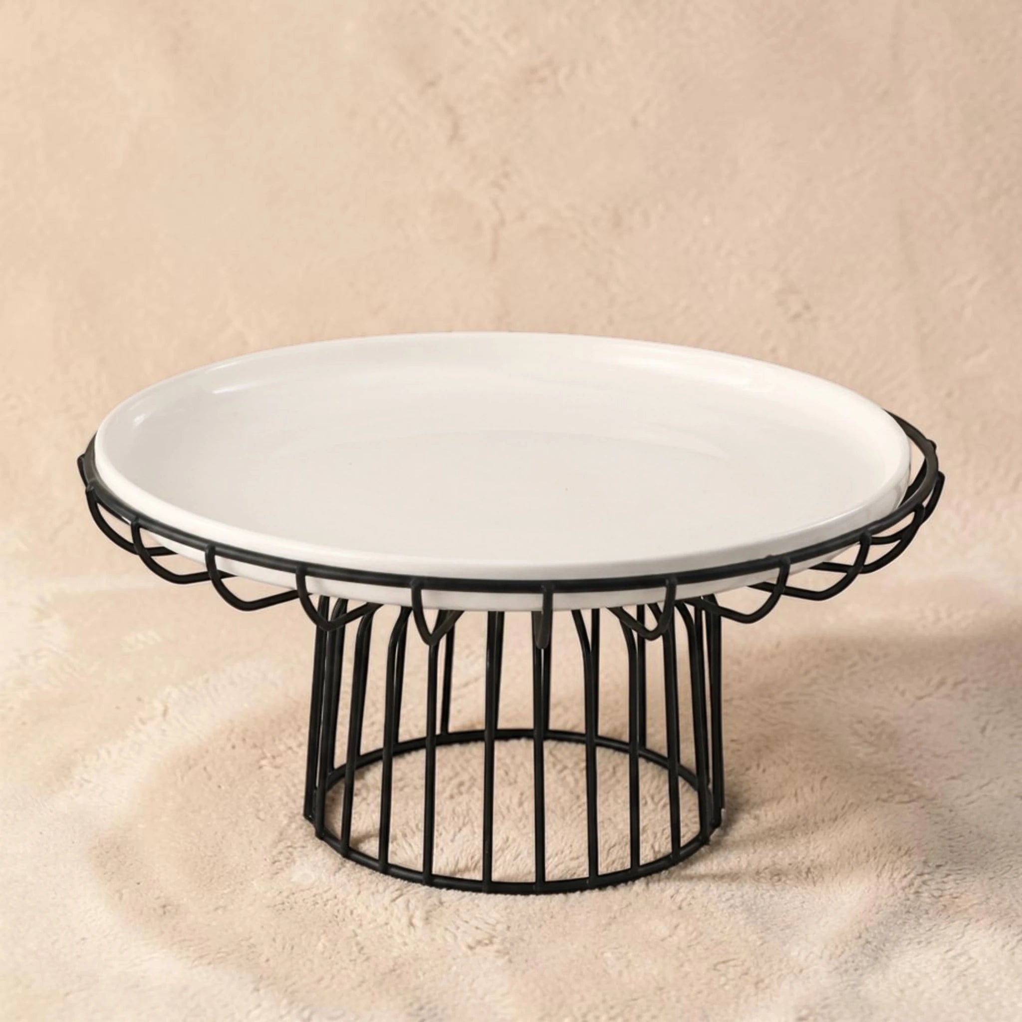 Elevated Ceramic Serving Stand